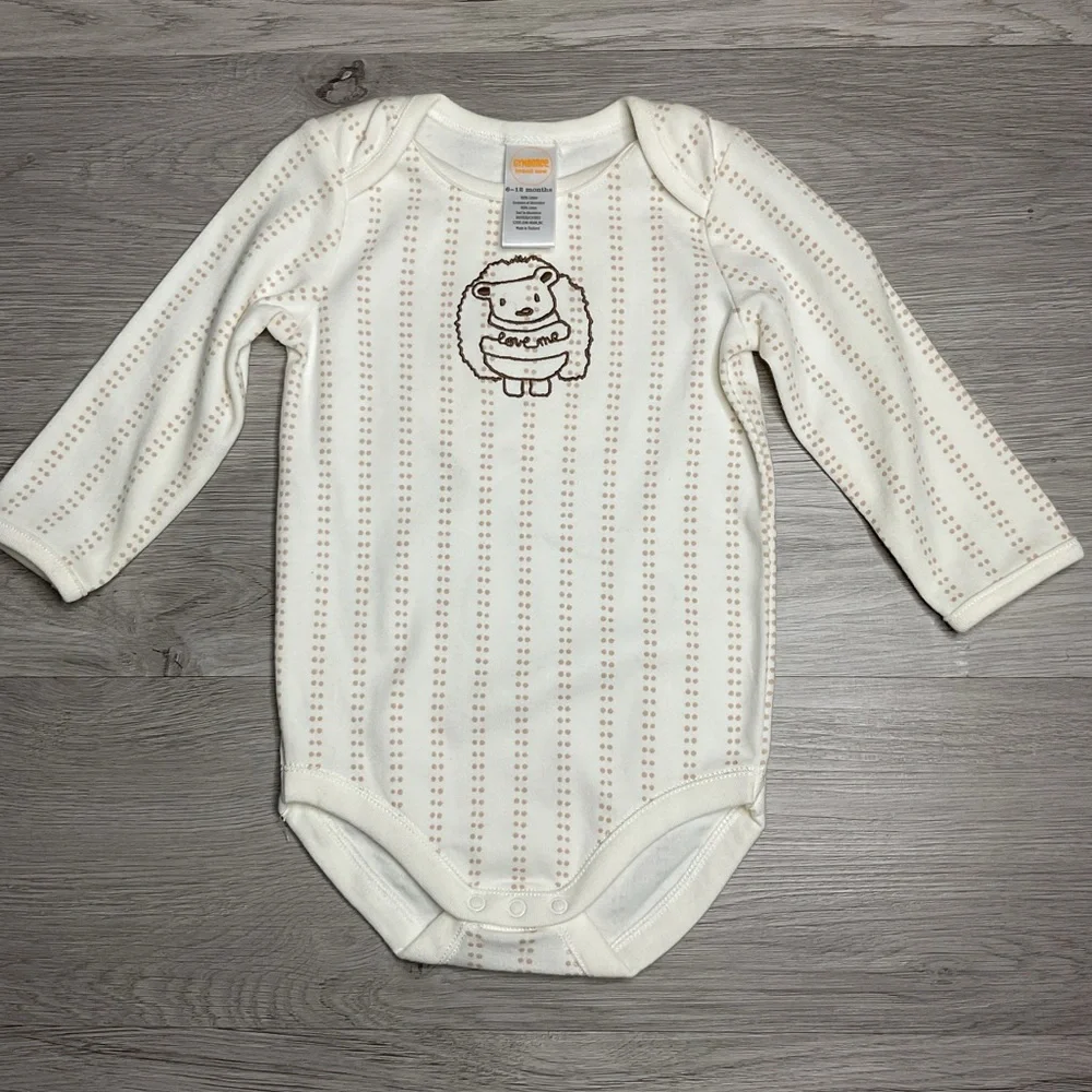 Gymboree Newborn Essentials Fall‎ 2015 Squirrel Embroidered Bodysuit Top 6-12m
